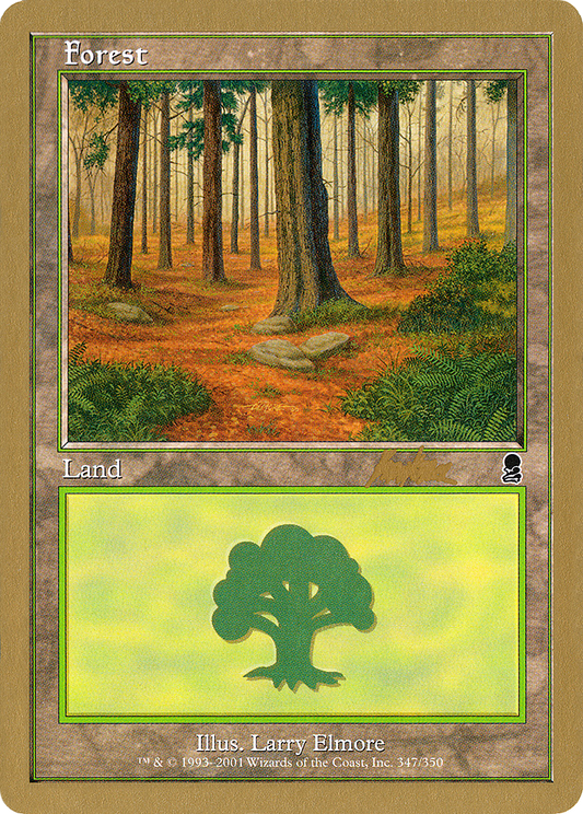 Forest (bk347) (Brian Kibler) [World Championship Decks 2002]