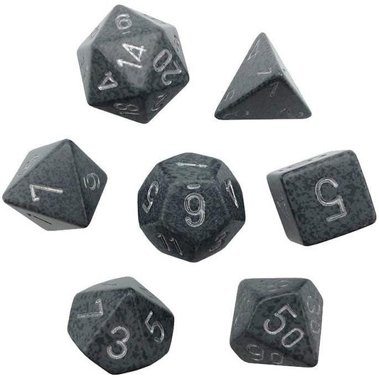 7 Polyhedral Dice Set Speckled Hi-Tech - CHX25340