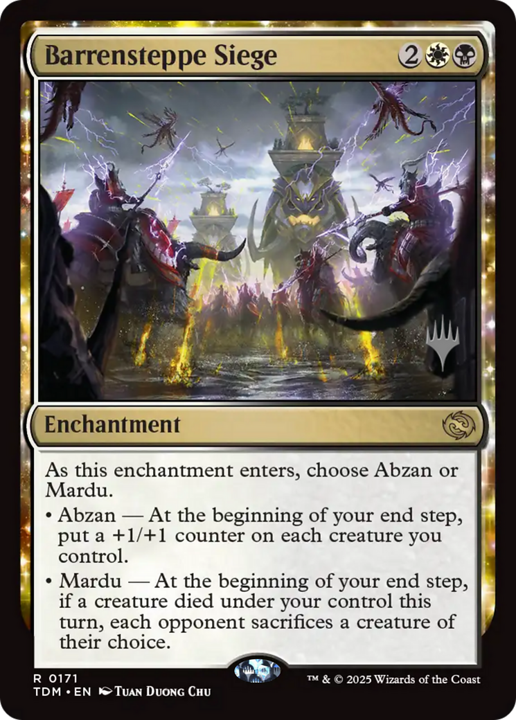 Barrensteppe Siege [Tarkir: Dragonstorm Promos]