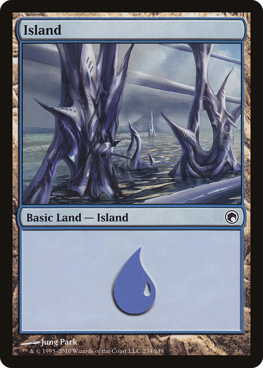 Island (SOM-234) - Scars of Mirrodin Foil