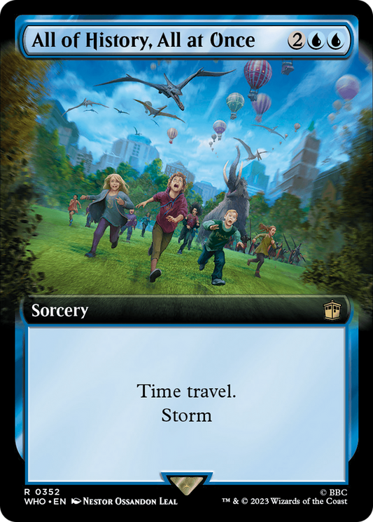 All of History, All at Once (WHO-352) - Doctor Who: (Extended Art) Foil