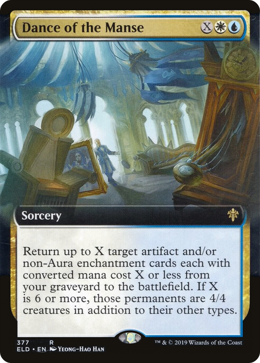 Dance of the Manse (ELD-377) - Throne of Eldraine: (Extended Art) Foil
