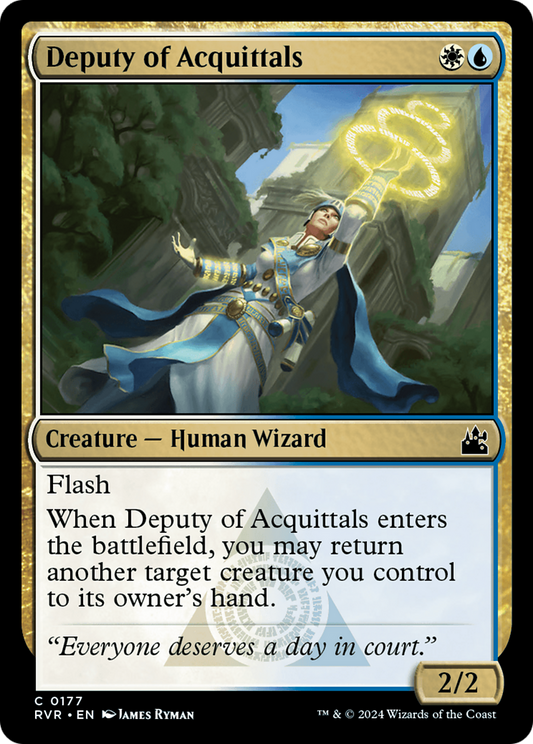 Deputy of Acquittals (RVR-177) - Ravnica Remastered Foil