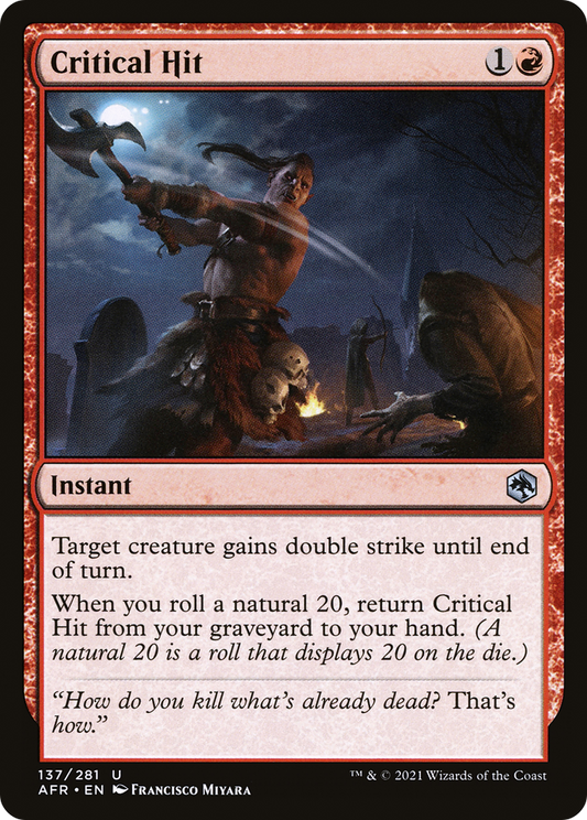 Critical Hit [Dungeons & Dragons: Adventures in the Forgotten Realms]