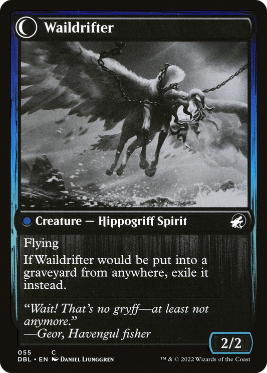 Galedrifter // Waildrifter (DBL-055) - Innistrad: Double Feature: (Double Faced Transform) Foil