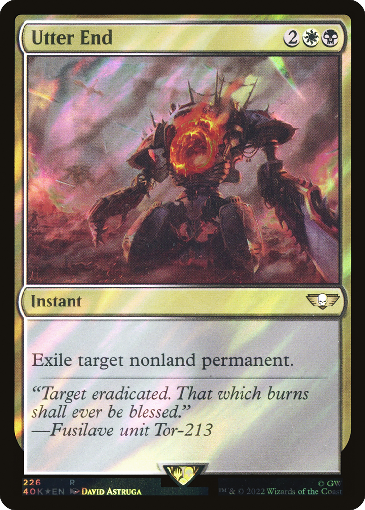 Utter End (Surge Foil) [Universes Beyond: Warhammer 40,000]