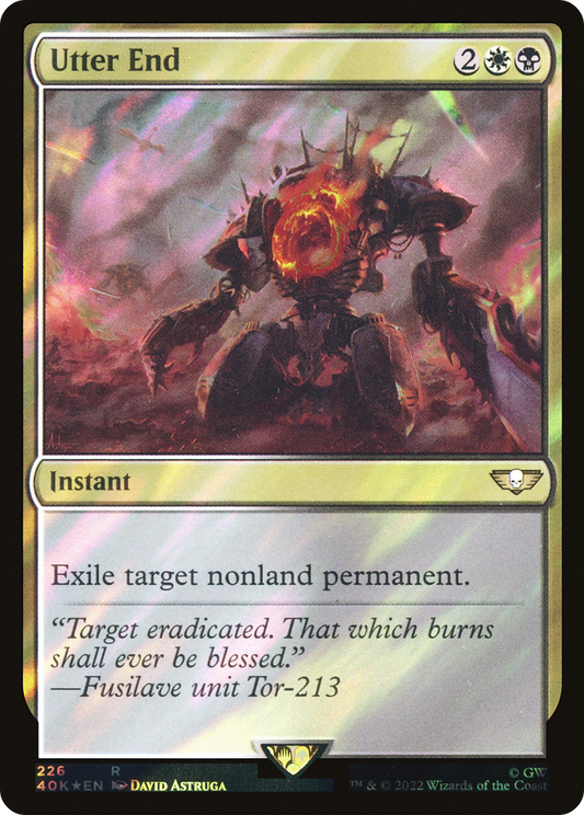 Utter End (Surge Foil) [Universes Beyond: Warhammer 40,000]