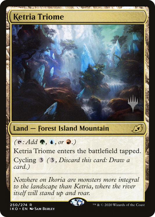 Ketria Triome (PPIKO-250) - Ikoria: Lair of Behemoths Promos Foil
