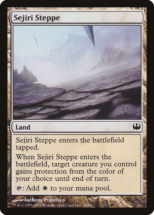 Sejiri Steppe [Duel Decks: Knights vs. Dragons]