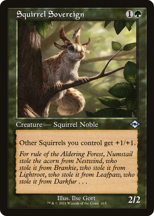 Squirrel Sovereign (MH2-415) - Modern Horizons 2 Foil