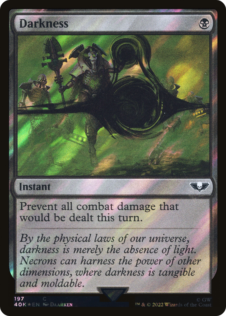 Darkness (Surge Foil) [Universes Beyond: Warhammer 40,000]