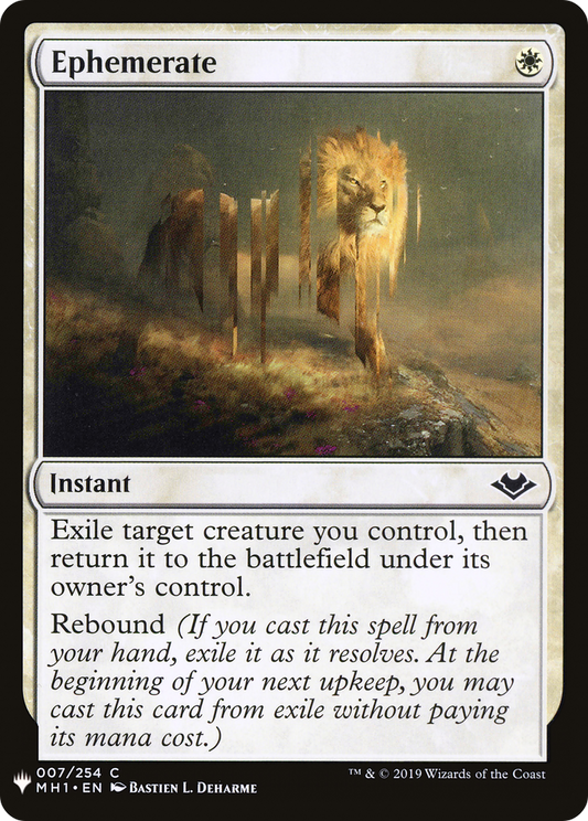 Ephemerate [Mystery Booster]