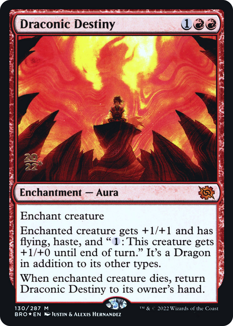 Draconic Destiny [The Brothers' War: Prerelease Promos]