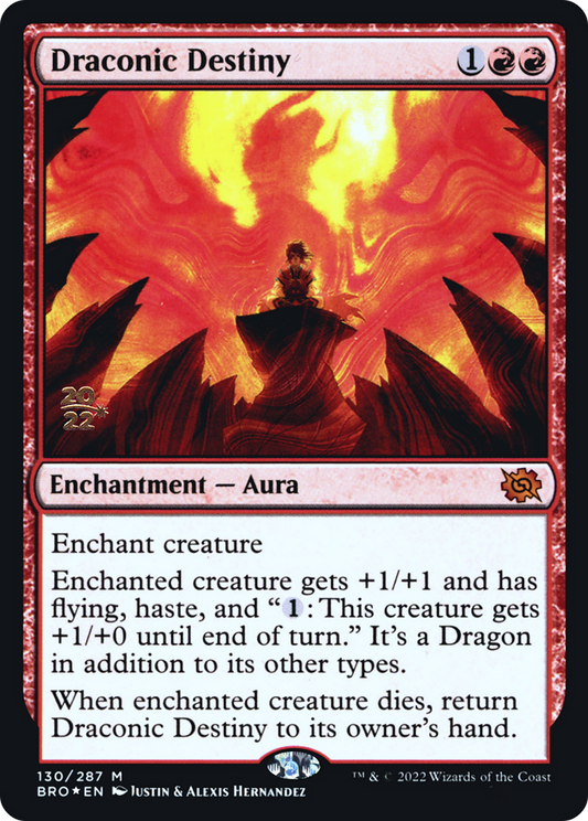 Draconic Destiny [The Brothers' War: Prerelease Promos]