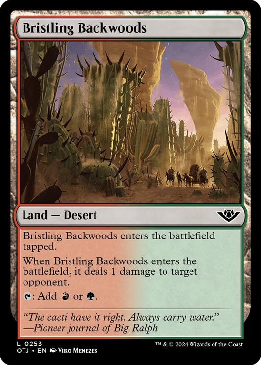 Bristling Backwoods (OTJ-253) - Outlaws of Thunder Junction Foil