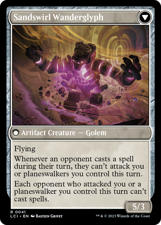 Unstable Glyphbridge // Sandswirl Wanderglyph (LCI-041) - The Lost Caverns of Ixalan Foil
