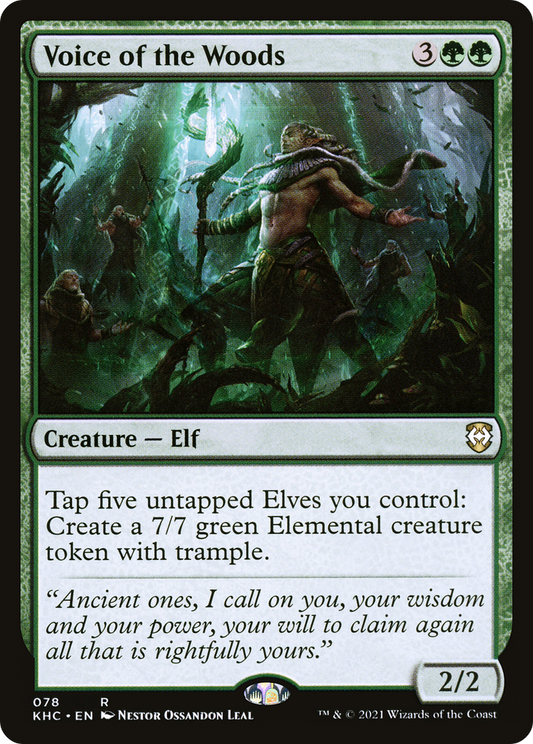 Voice of the Woods [Kaldheim Commander]