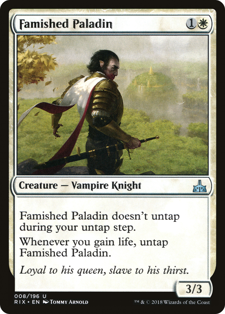 Famished Paladin (RIX-008) - Rivals of Ixalan