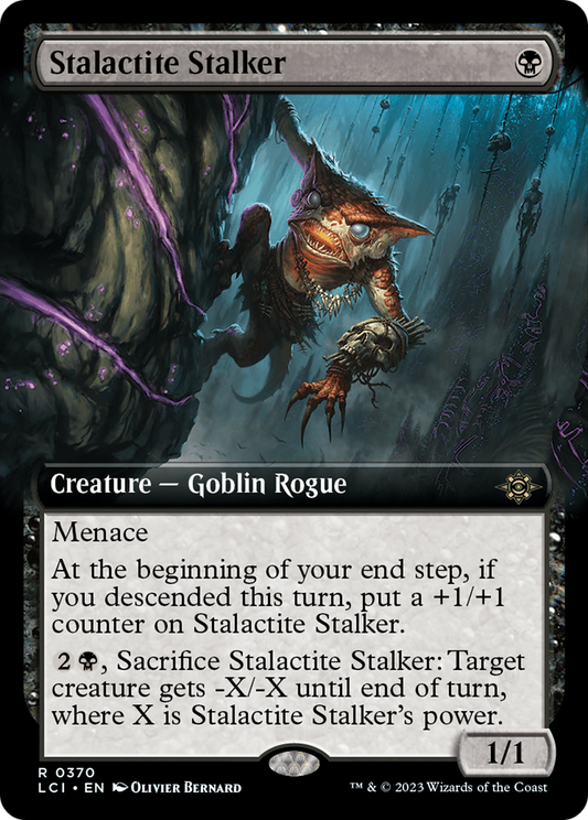 Stalactite Stalker (LCI-370) - The Lost Caverns of Ixalan: (Extended Art)