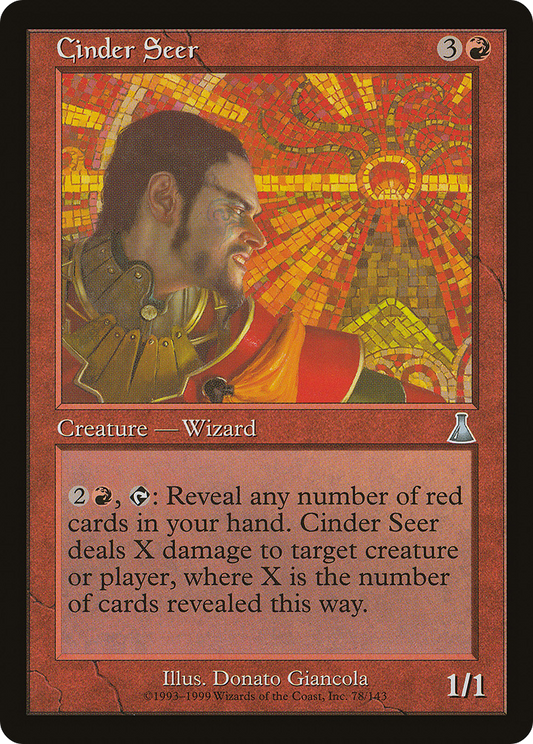 Cinder Seer (UDS-078) - Urza's Destiny