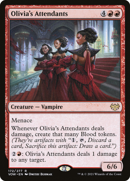 Olivia's Attendants (VOW-172) - Innistrad: Crimson Vow Foil