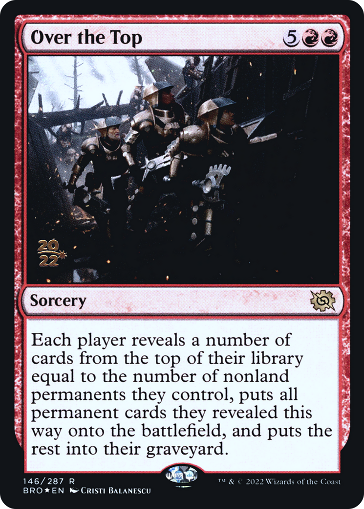 Over the Top [The Brothers' War: Prerelease Promos]