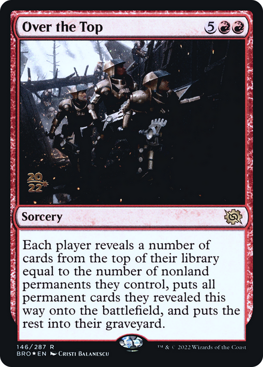 Over the Top [The Brothers' War: Prerelease Promos]
