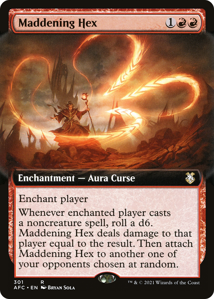 Maddening Hex (Extended) [Dungeons & Dragons: Adventures in the Forgotten Realms Commander]