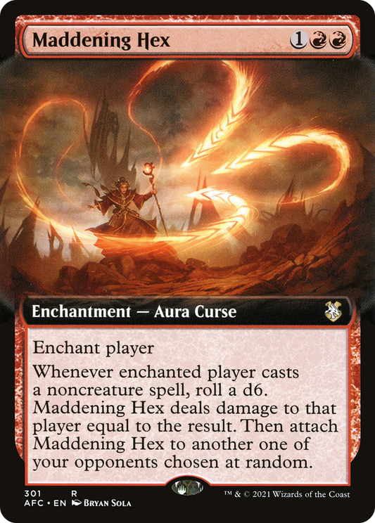 Maddening Hex (Extended) [Dungeons & Dragons: Adventures in the Forgotten Realms Commander]
