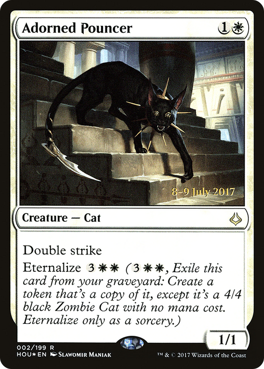 Adorned Pouncer  [Hour of Devastation Prerelease Promos]