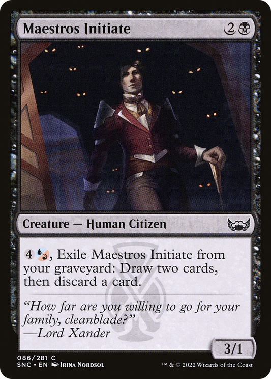 Maestros Initiate [Streets of New Capenna]