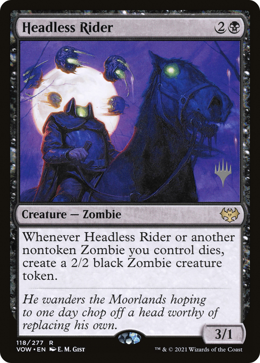 Headless Rider (PPNEO-118P) - Innistrad: Crimson Vow Promos Foil