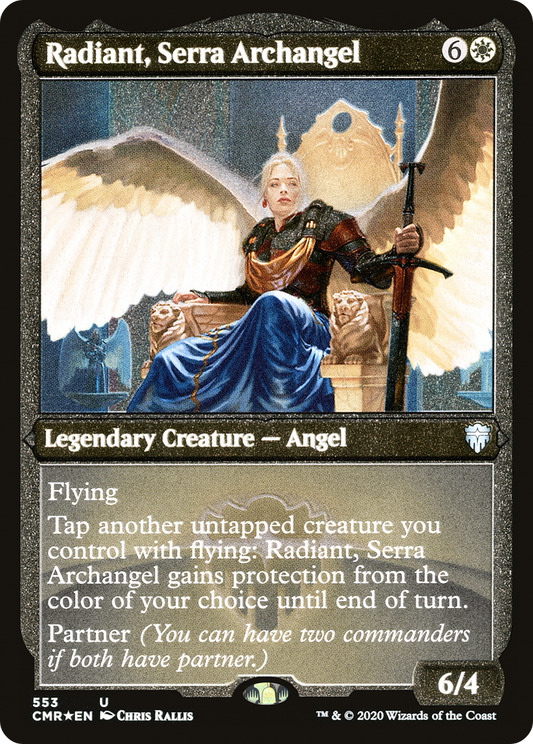 Radiant, Serra Archangel (CMR-553) - Commander Legends Foil