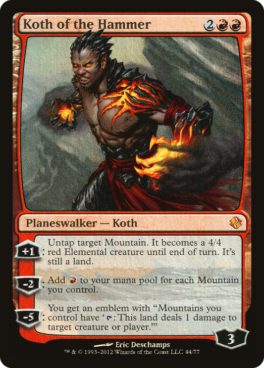 Koth of the Hammer [Duel Decks: Venser vs. Koth]