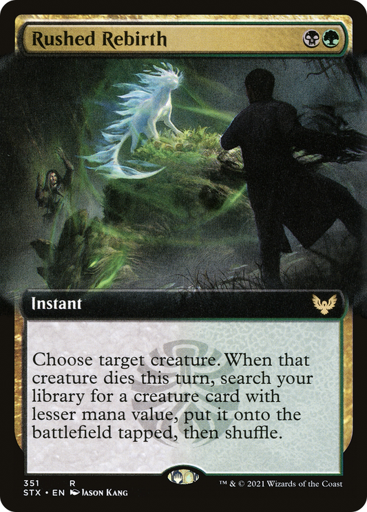 Rushed Rebirth (Extended) [Strixhaven: School of Mages]