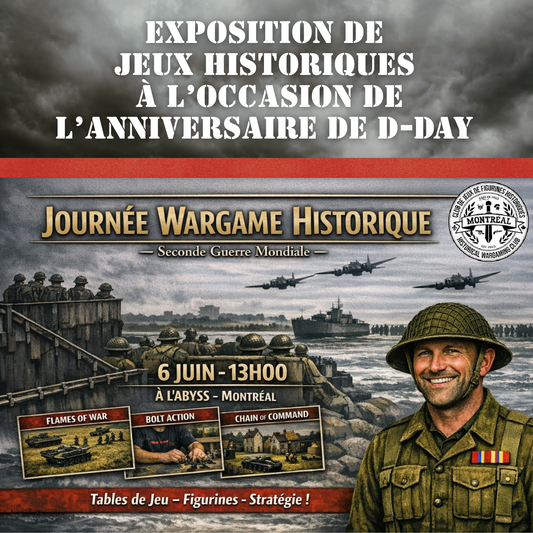Journée Wargames Historiques D-Day 06-06-2026