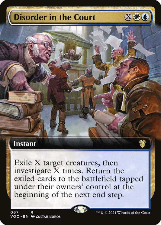 Disorder in the Court (Extended) [Innistrad: Crimson Vow Commander]