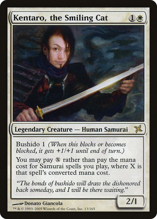 Kentaro, the Smiling Cat (BOK-013) - Betrayers of Kamigawa Foil