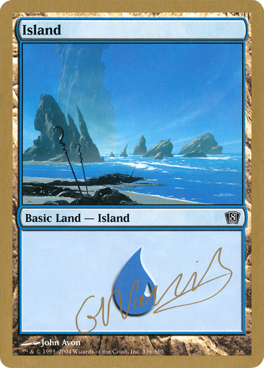 Island (gn336) (Gabriel Nassif) [World Championship Decks 2004]