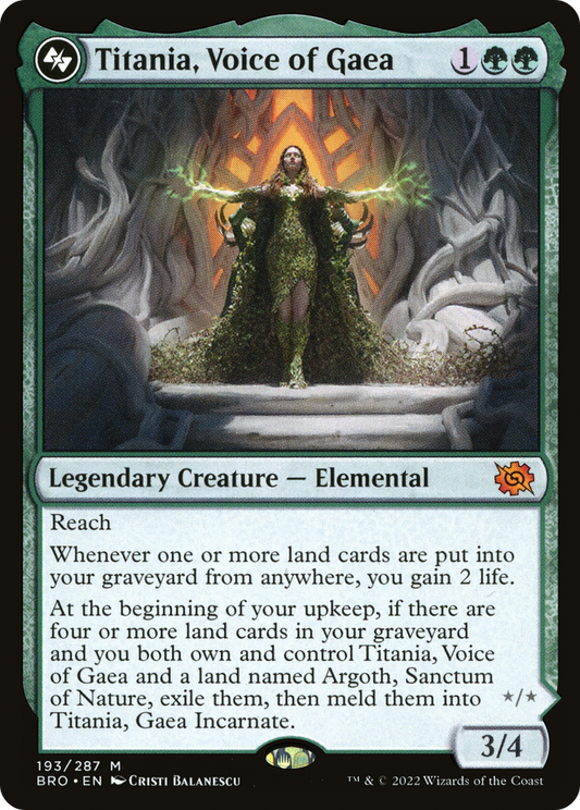 Titania, Voice of Gaea [The Brothers' War]