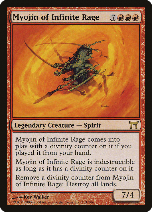 Myojin of Infinite Rage (CHK-181) - Champions of Kamigawa