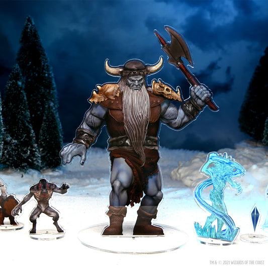 D&D Idols of the Realms: 2D Miniatures - Icewind Dale / Frost Giant Set 2
