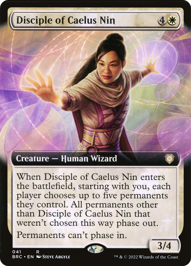Disciple of Caelus Nin (BRC-041) - The Brothers' War Commander: (Extended Art)