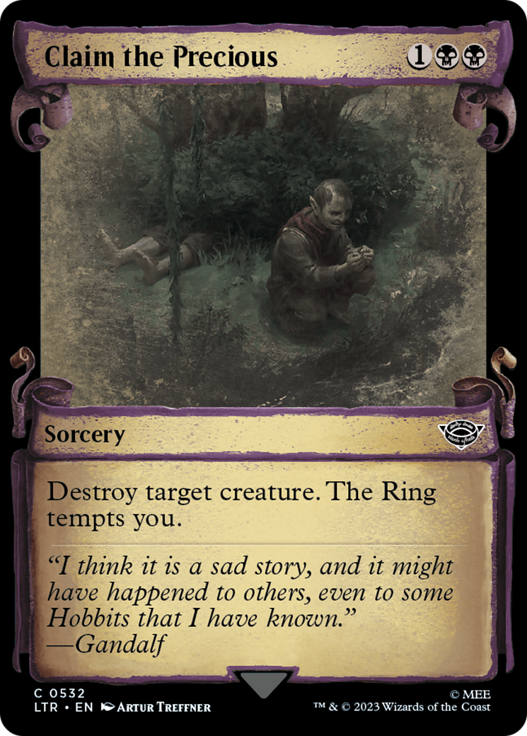 Claim the Precious (LTR-532) - The Lord of the Rings: Tales of Middle-earth: (Showcase) Foil