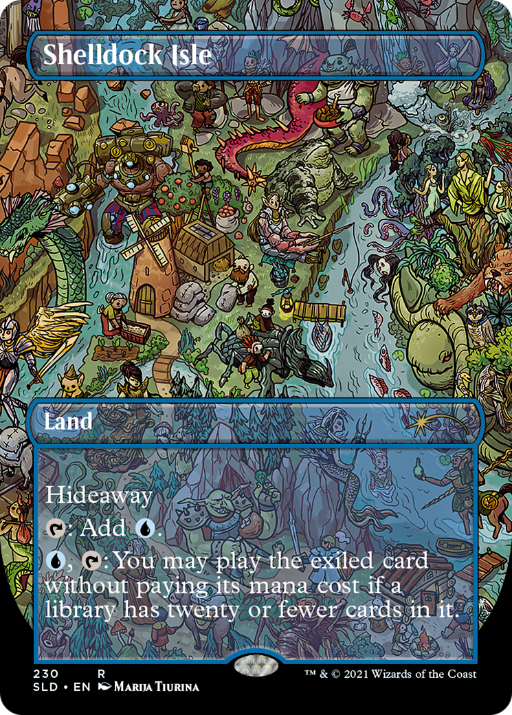 Shelldock Isle (SLD-230) - Secret Lair Drop (Borderless) Foil