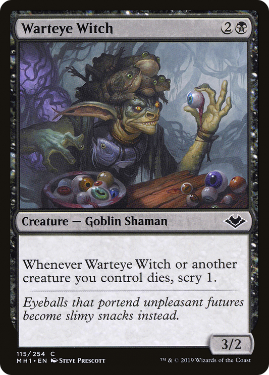 Warteye Witch (MH1-115) - Modern Horizons Foil