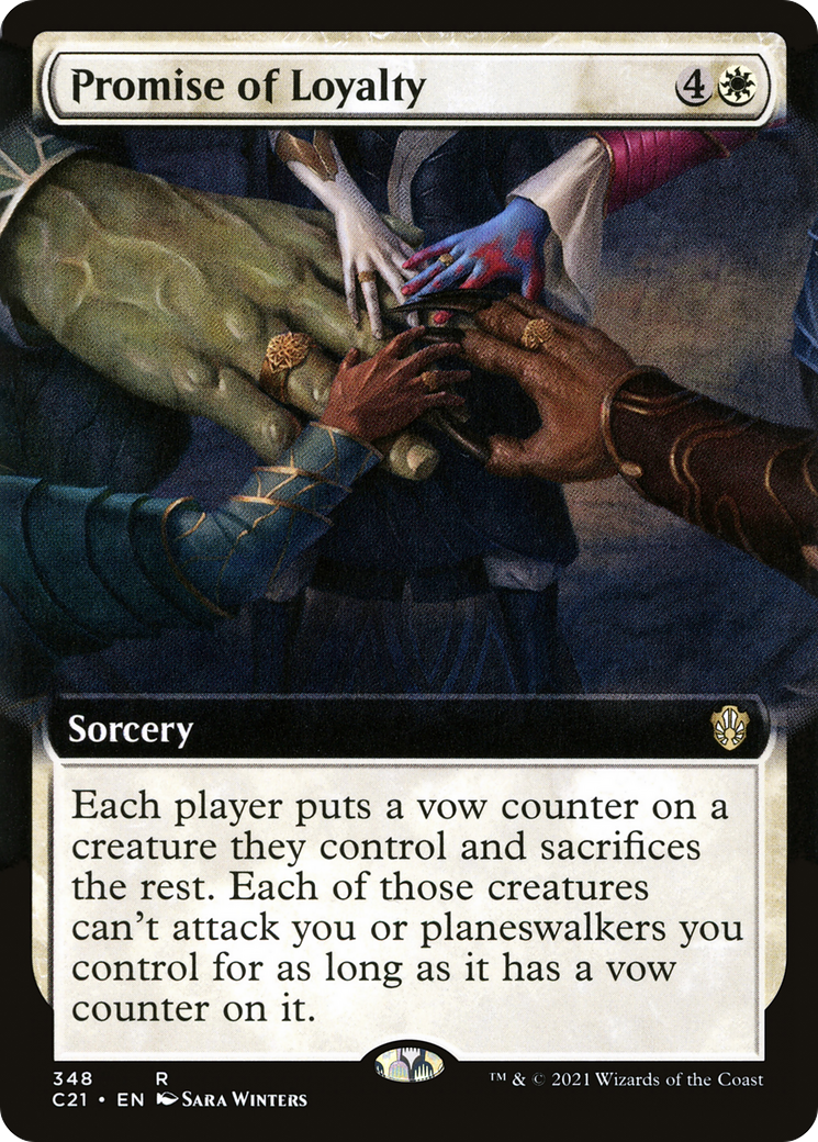 Promise of Loyalty (Extended) [Commander 2021]