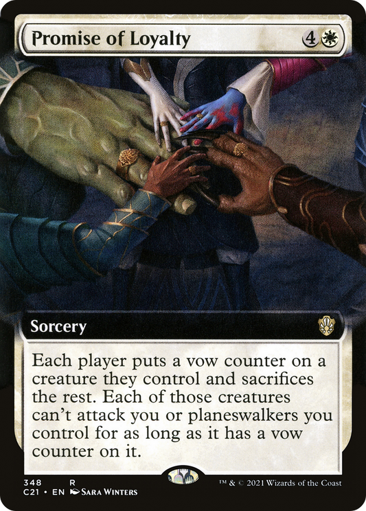 Promise of Loyalty (Extended) [Commander 2021]