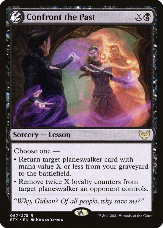 Confront the Past (STX-067) - Strixhaven: School of Mages: (lesson) Foil