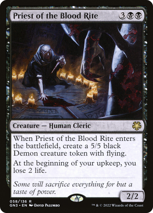 Priest of the Blood Rite [Game Night: Free-for-All]
